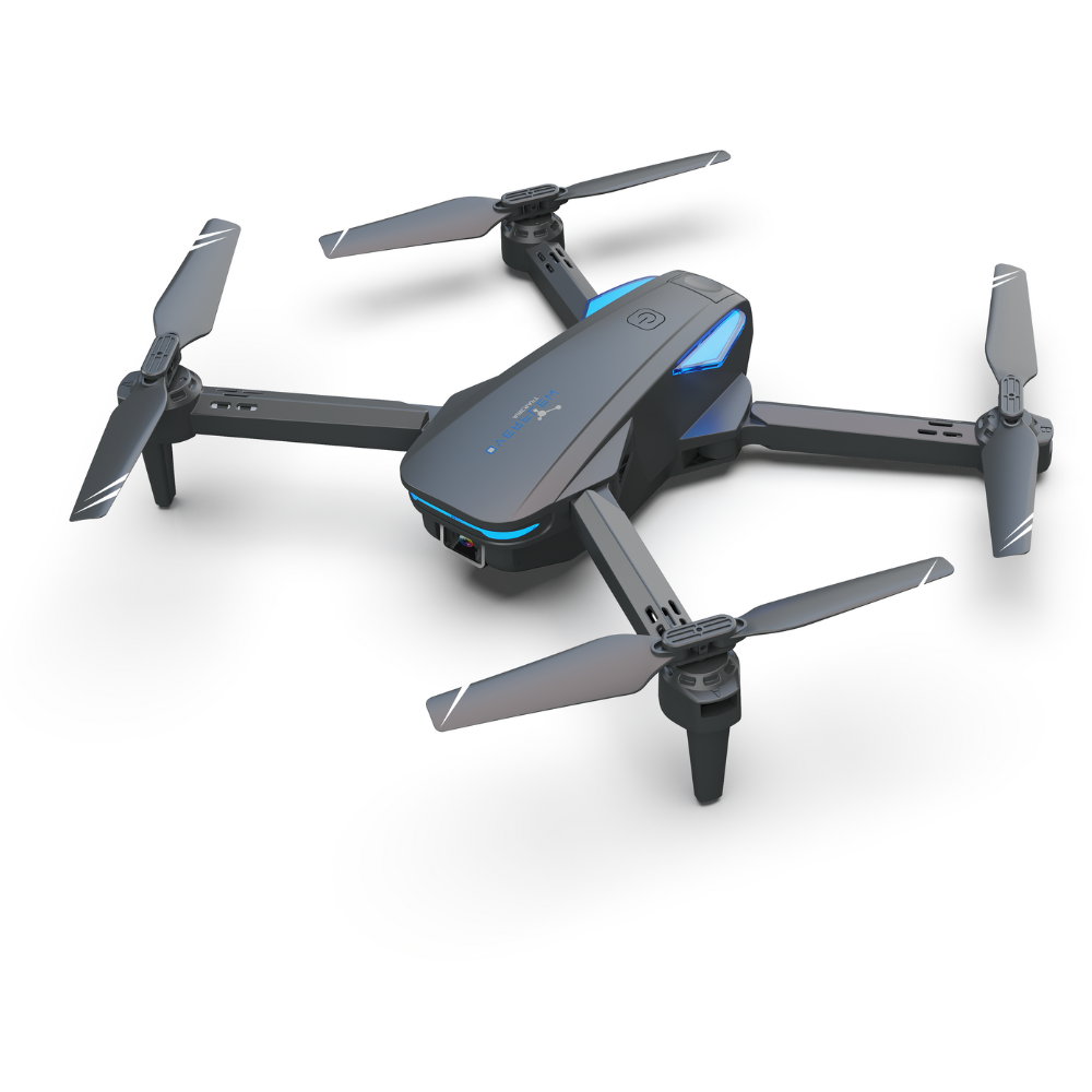 Drone Dobrável com Câmara 1080P Controlo por Voz Gestos “selfie”, Alcance Wi-Fi – RS FPV 01