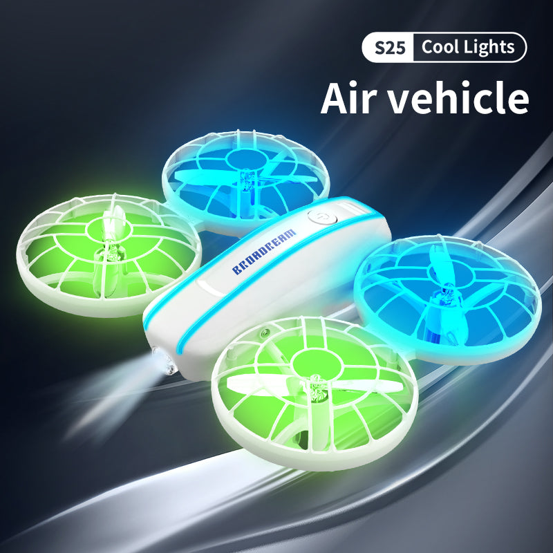 Drone com Luzes LED Quadcoptero com Altitude Fixa e Design Dobrável – RS Bebe 01