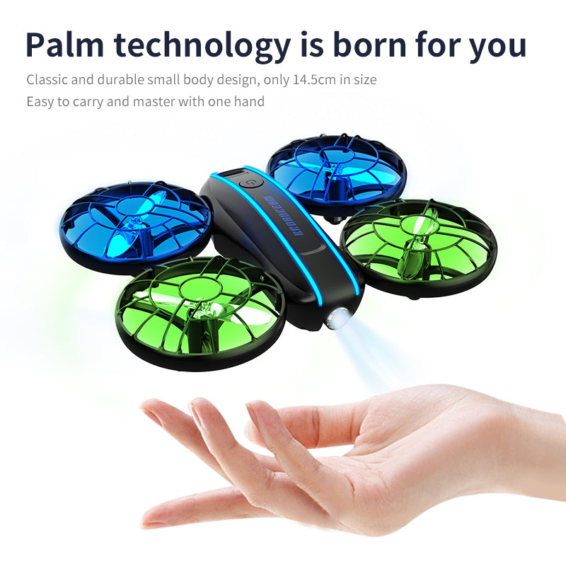 Drone com Luzes LED Quadcoptero com Altitude Fixa e Design Dobrável – RS Bebe 01