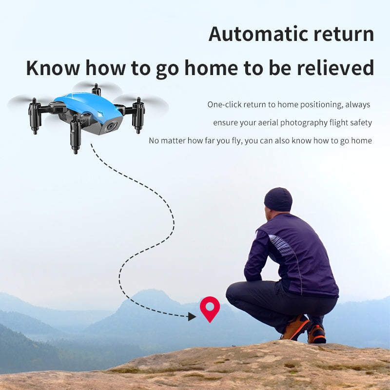 Mini Drone Dobrável Experiência Portátil de Fotografia Aérea de Alto Desempenho–RS Mini 01