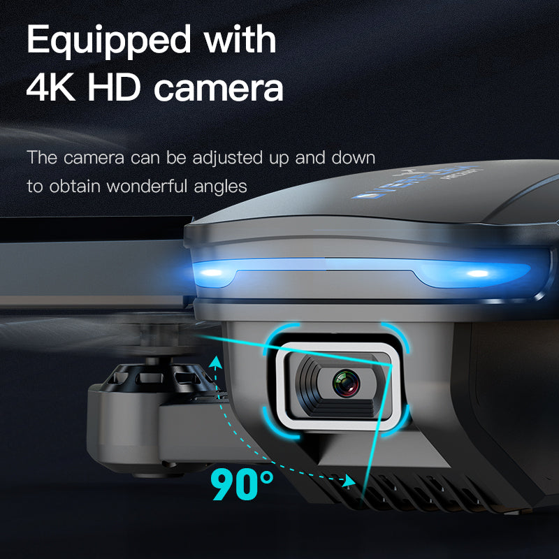 Drone Dobrável com Câmara 1080P Controlo por Voz Gestos “selfie”, Alcance Wi-Fi – RS FPV 01